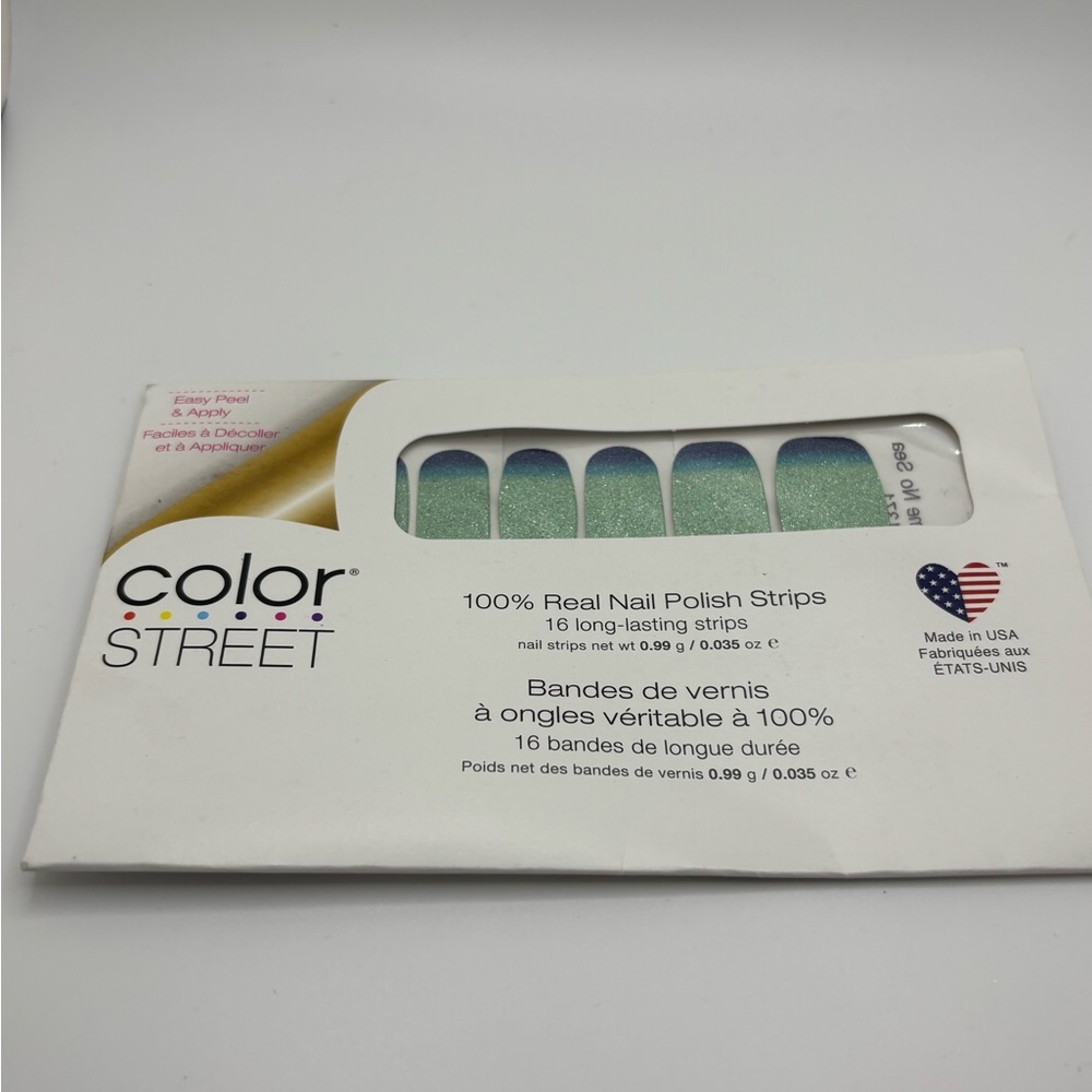 Color Street Mint Green Nail Strips